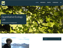 Tablet Screenshot of forestecology.org